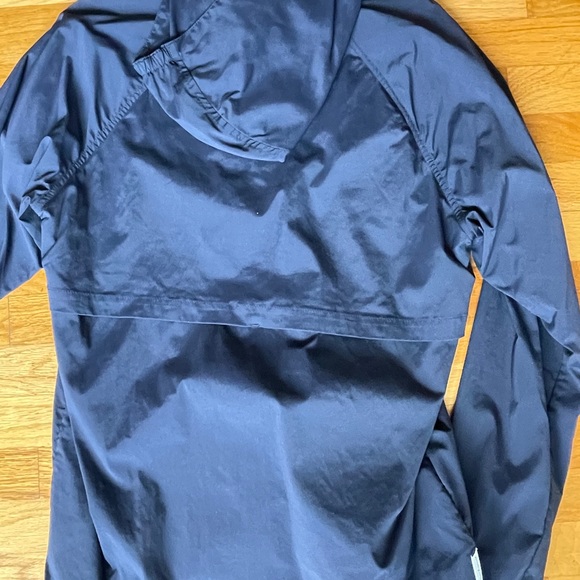 Tracksmith New England Blue Hooded Zip Up Running Jacket - Picture 5 of 10